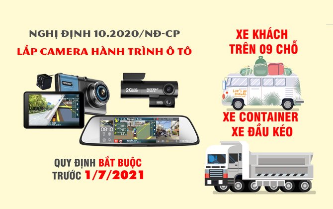 Quy định về camera hành trình xe tải: Nghị định nào sử dụng khi nào?