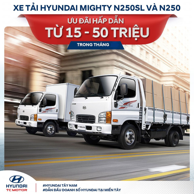 Giá xe tải Hyundai 2 tấn rưỡi trả góp lãi suất ưu đãi mua ngay