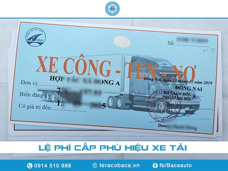 Tiết Kiệm Chi Phí: Cách Tính Lệ Phí Cấp Phù Hiệu Xe Tải Đúng Chuẩn