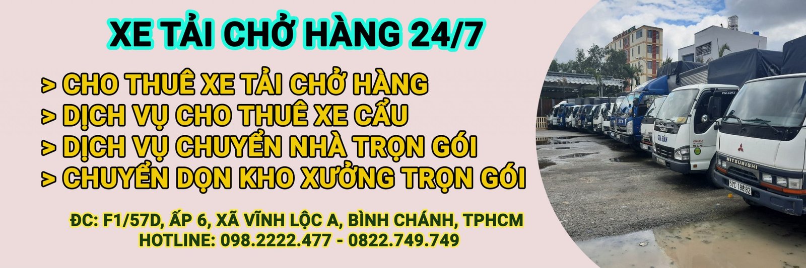 Cần xe tải chở hàng TPHCM gấp Dịch vụ vận chuyển chuyên nghiệp 24/7