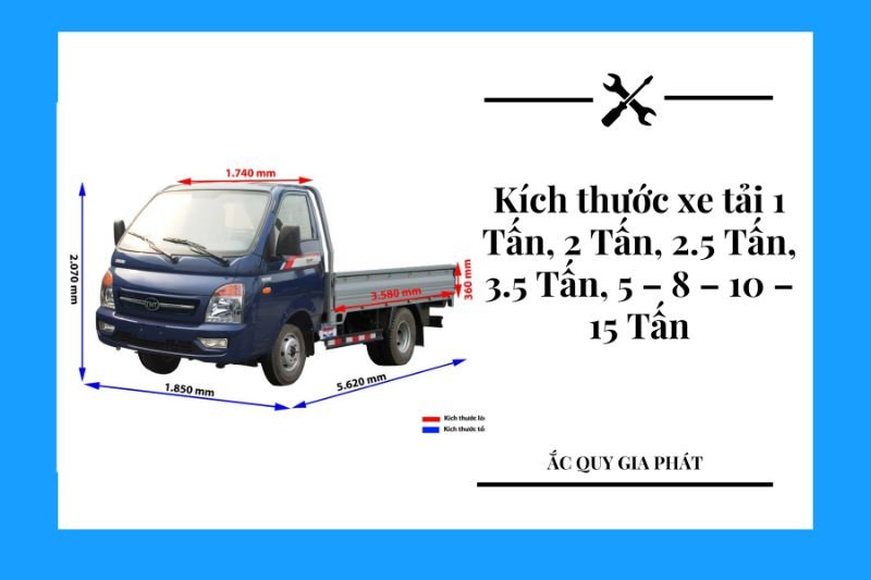Kích Thước Xe Tải 1 Tấn Thật Sự Cần Cho Người Mới Lái Xe Tải
