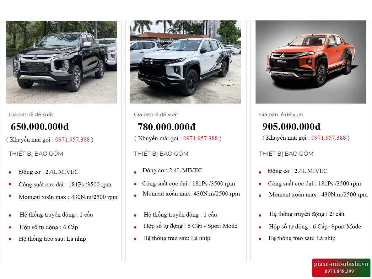 Giá xe ô tô bán tải hiện nay bao nhiêu? Xem bảng giá mới nhất ngay