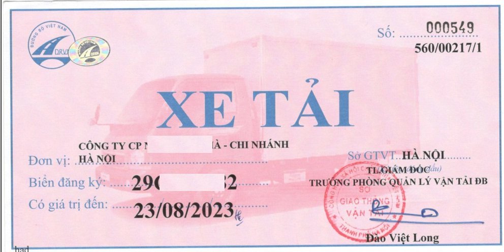 Tìm Hiểu Ngay Phù Hiệu Xe Tải Là Gì Khi Mua Bán Xe Cũ